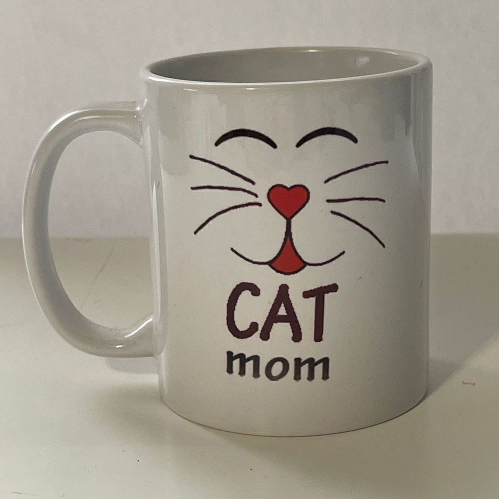 Cat Mom White 6‎ oz Coffee/Tea Mug
